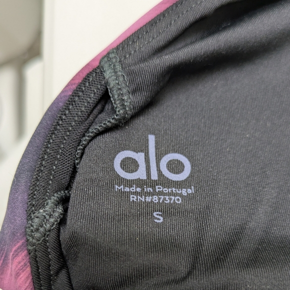 NWOT Alo EUC 4" Vapor High Waist Short & Matching Sport Bra - Picture 6 of 7